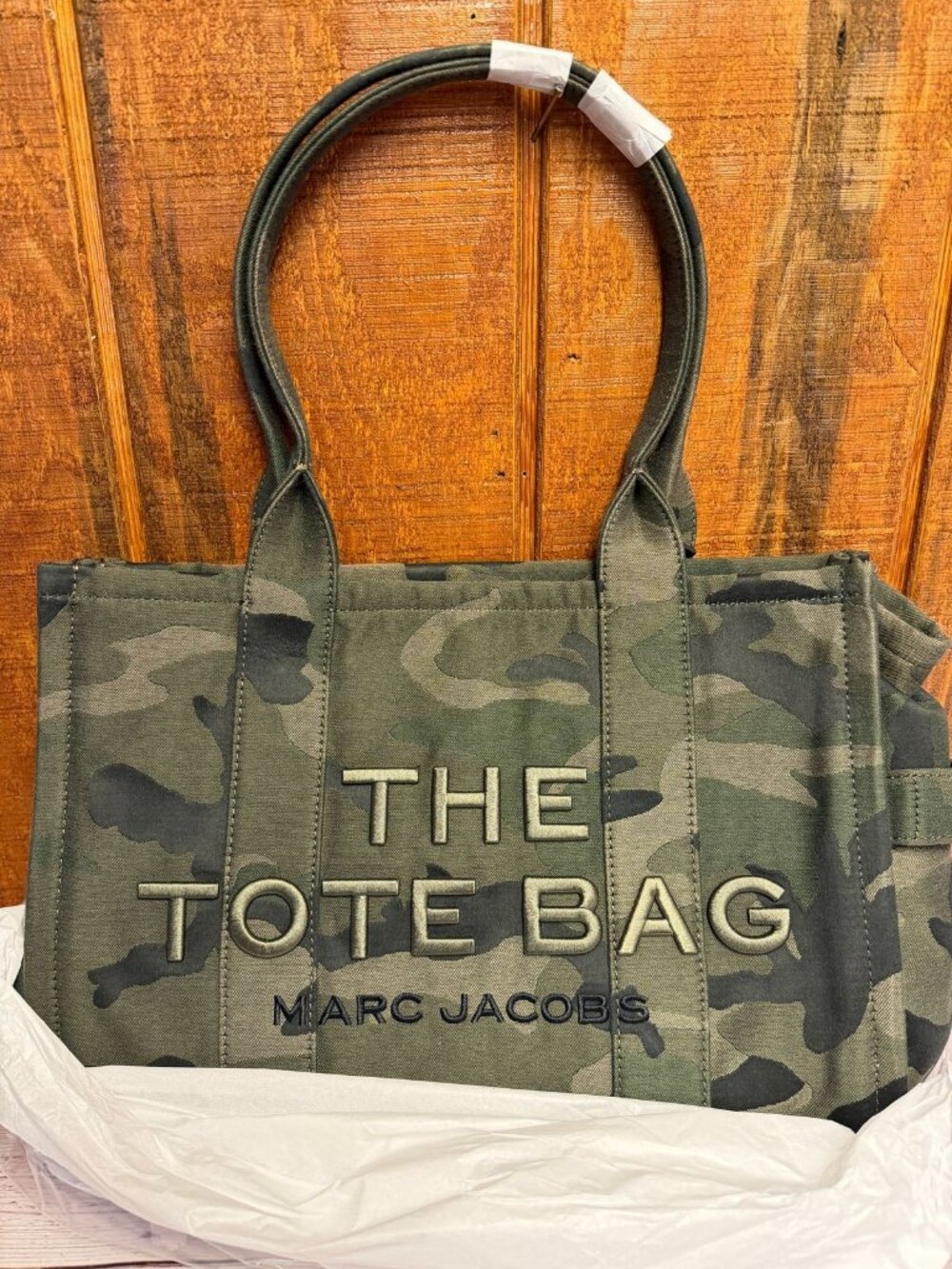 Marc Jacobs The Camo Jacquard Large Tote Bag - Camo Multi - Picture 10 of 11